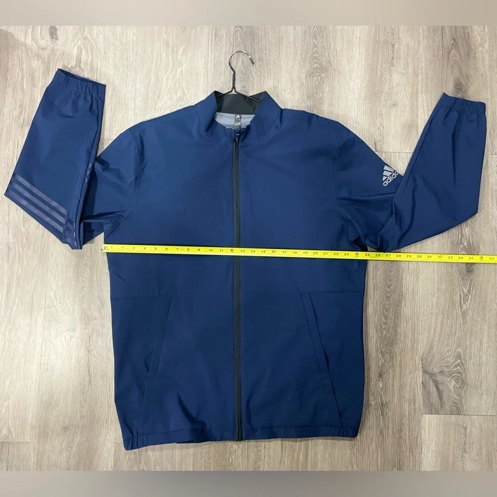 Adidas Men's Navy Windbreaker Jacket